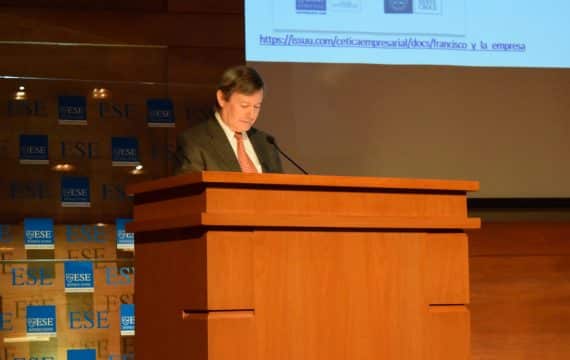 Presidente de USEC presentó libro sobre el Papa Francisco en el ESE Business School