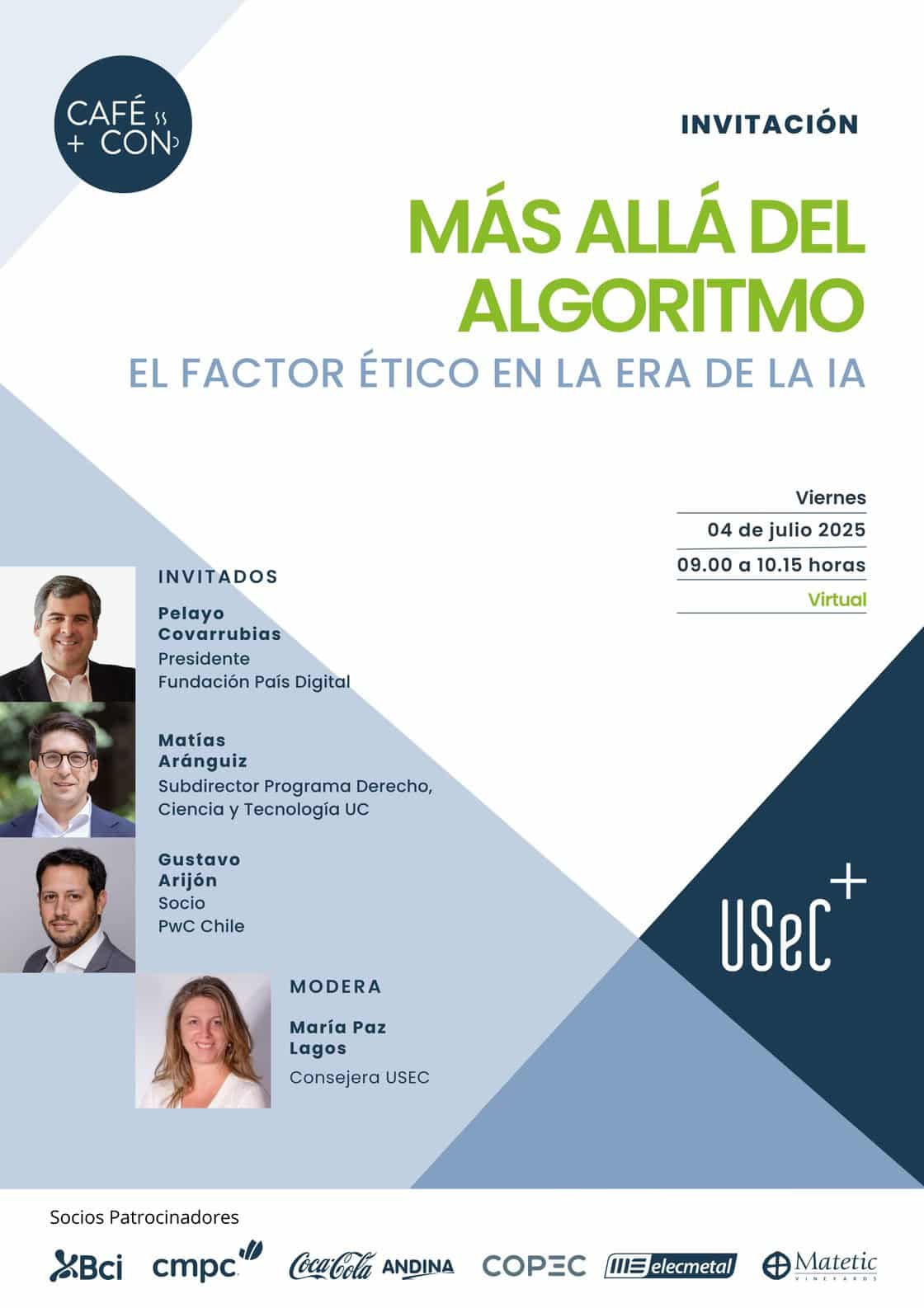 CAFÉ CON "Más allá del algoritmo: El factor ético en la era de la IA"